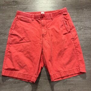 GAP Shorts Mens 30 Pink‎ Cotton Chino Adult 10" Cotton Preppy Minimal Pocket